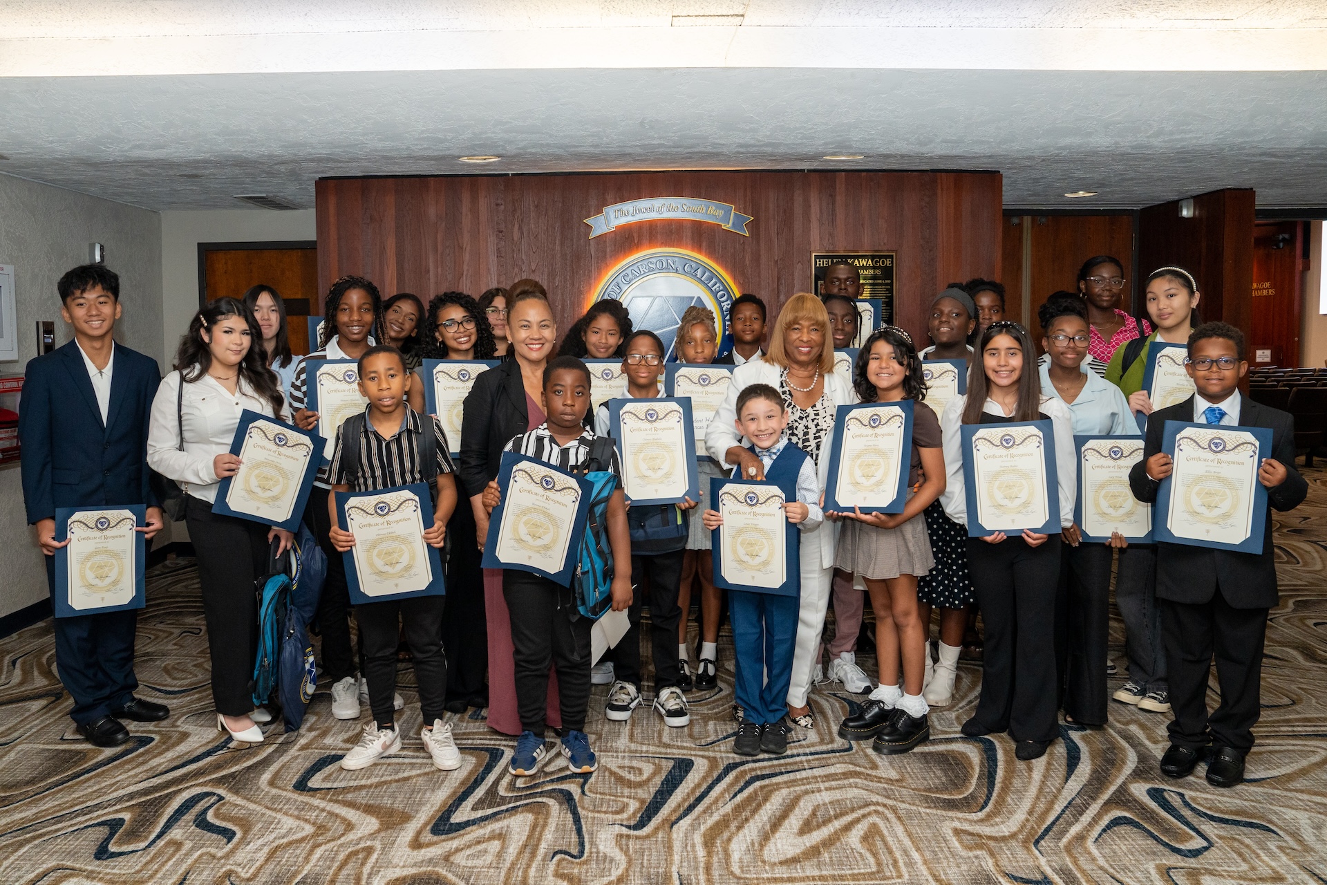 Carson’s Young Leaders Step Into City Hall During Mayor’s Shadow the Mayor Day